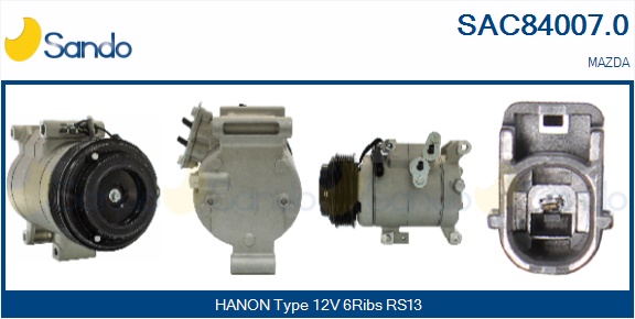 Compressore, climatizzatore SANDO SAC84007.0