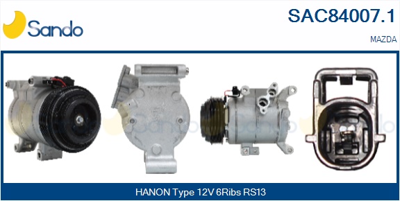 Compressore, climatizzatore SANDO SAC84007.1