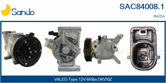 Compressore, climatizzatore SANDO SAC84008.1