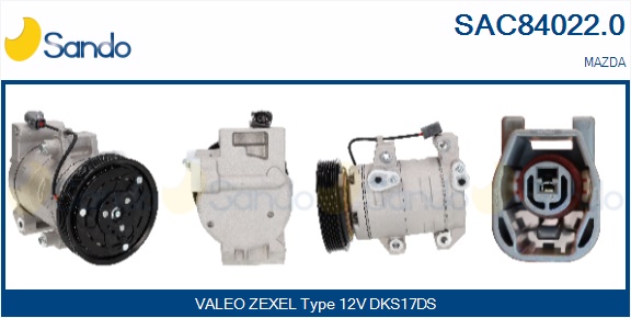 Compressore, climatizzatore SANDO SAC84022.0