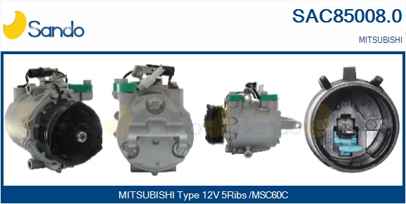 Compressore, climatizzatore SANDO SAC85008.0
