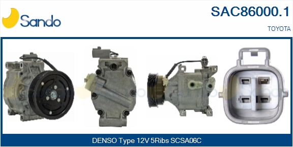 Compressore, climatizzatore SANDO SAC86000.1