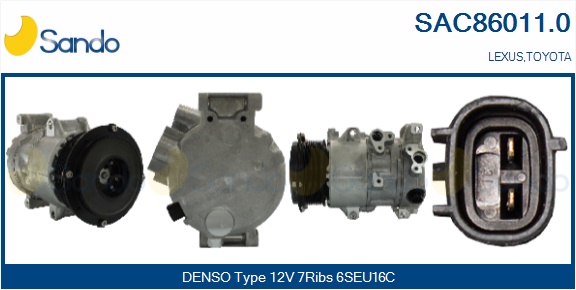 Compressore, climatizzatore SANDO SAC86011.0