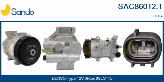Compressore, climatizzatore SANDO SAC86012.1