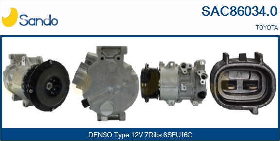 Compressore, climatizzatore SANDO SAC86034.0
