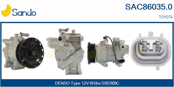 Compressore, climatizzatore SANDO SAC86035.0