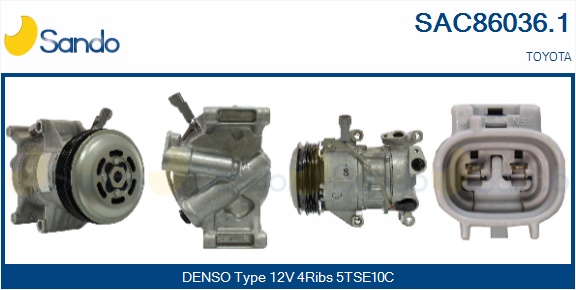 Compressore, climatizzatore SANDO SAC86036.1