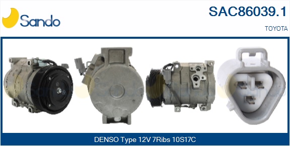 Compressore, climatizzatore SANDO SAC86039.1