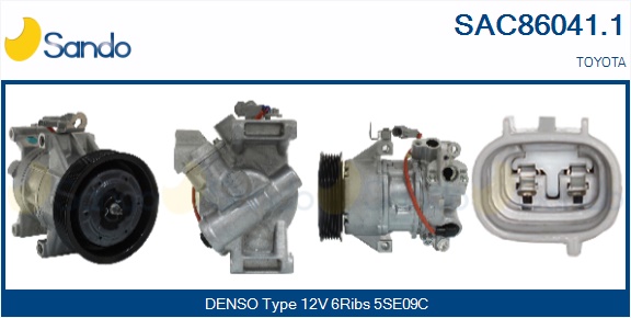 Compressore, climatizzatore SANDO SAC86041.1