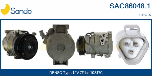 Compressore, climatizzatore SANDO SAC86048.1
