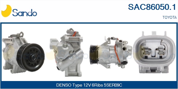 Compressore, climatizzatore SANDO SAC86050.1