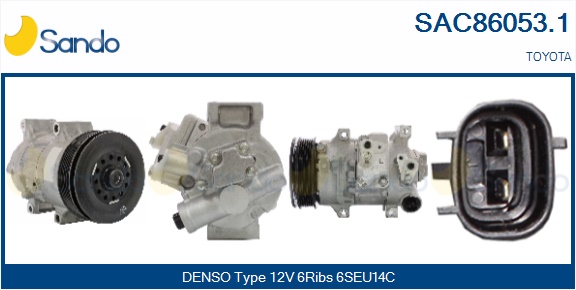 Compressore, climatizzatore SANDO SAC86053.1