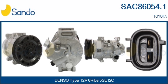 Compressore, climatizzatore SANDO SAC86054.1