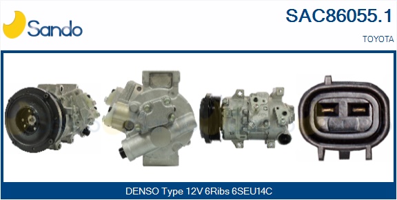 Compressore, climatizzatore SANDO SAC86055.1