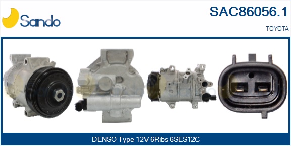 Compressore, climatizzatore SANDO SAC86056.1