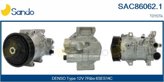 Compressore, climatizzatore SANDO SAC86062.1