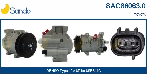 Compressore, climatizzatore SANDO SAC86063.0