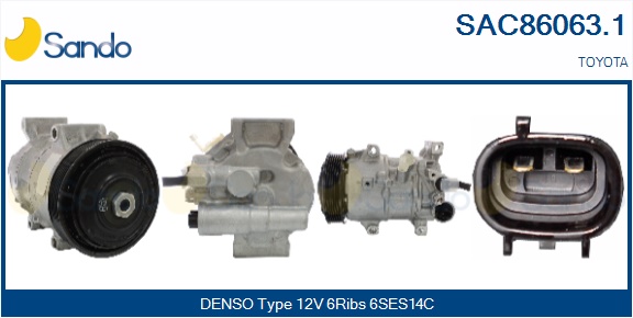 Compressore, climatizzatore SANDO SAC86063.1