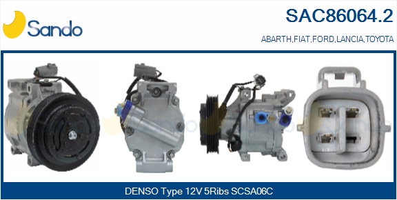 Compressore, climatizzatore SANDO SAC86064.2