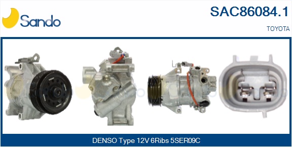 Compressore, climatizzatore SANDO SAC86084.1