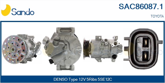 Compressore, climatizzatore SANDO SAC86087.1