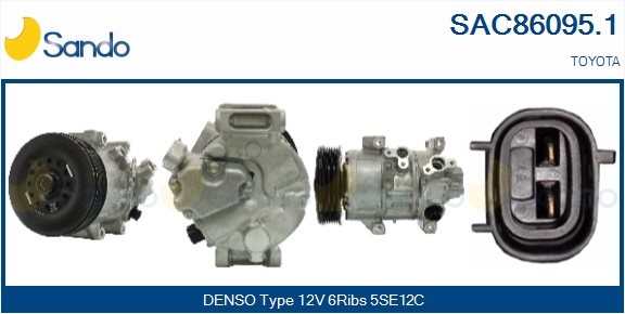 Compressore, climatizzatore SANDO SAC86095.1
