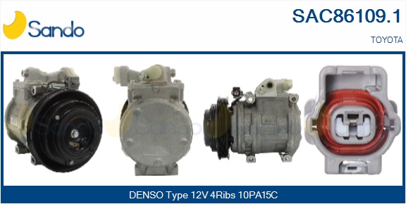 Compressore, climatizzatore SANDO SAC86109.1