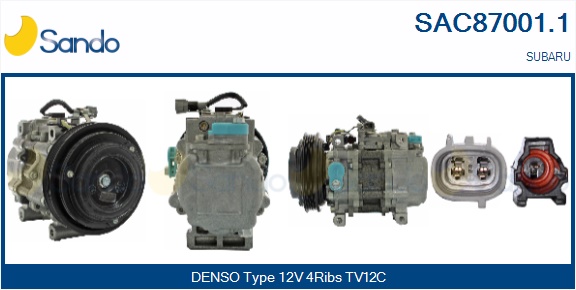 Compressore, climatizzatore SANDO SAC87001.1