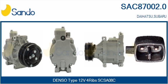 Compressore, climatizzatore SANDO SAC87002.0