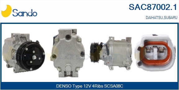 Compressore, climatizzatore SANDO SAC87002.1
