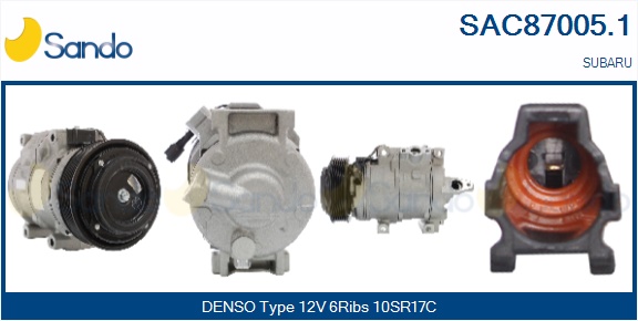Compressore, climatizzatore SANDO SAC87005.1