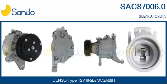 Compressore, climatizzatore SANDO SAC87006.0