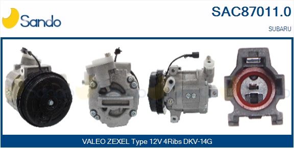 Compressore, climatizzatore SANDO SAC87011.0
