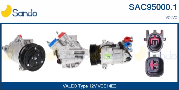 Compressore, climatizzatore SANDO SAC95000.1