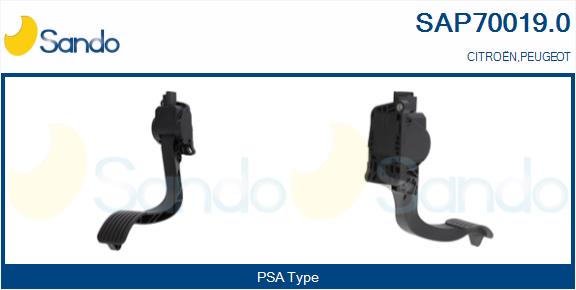 Kit pedale acceleratore SANDO SAP70019.0