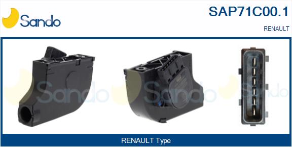 Kit riparazione, pedale acceleratore SANDO SAP71C00.1