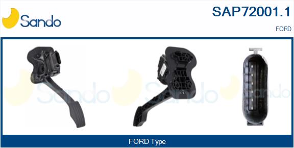Kit pedale acceleratore SANDO SAP72001.1