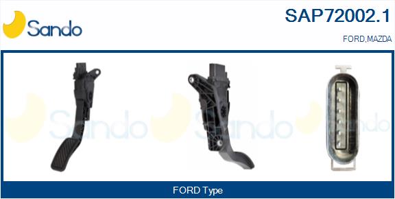 Kit pedale acceleratore SANDO SAP72002.1