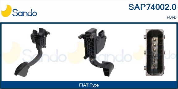Kit pedale acceleratore SANDO SAP74002.0