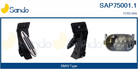 Kit pedale acceleratore SANDO SAP75001.1
