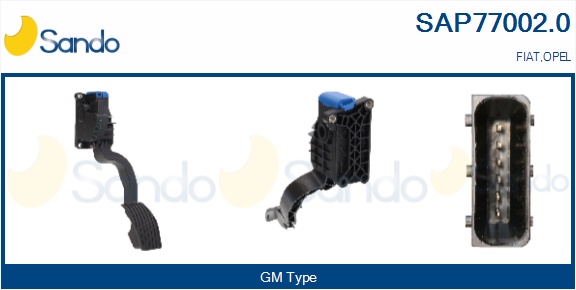 Kit pedale acceleratore SANDO SAP77002.0