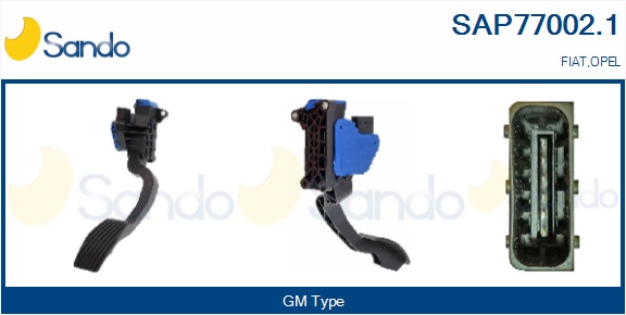 Kit pedale acceleratore SANDO SAP77002.1