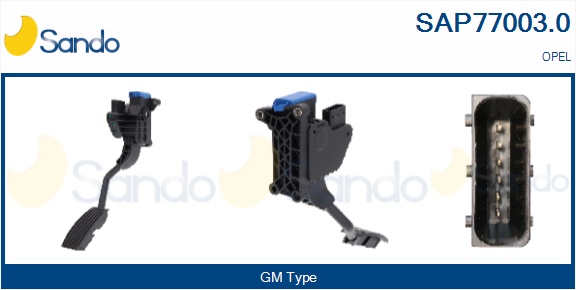 Kit pedale acceleratore SANDO SAP77003.0