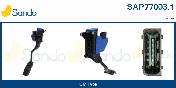 Kit pedale acceleratore SANDO SAP77003.1