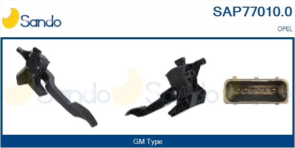 Kit pedale acceleratore SANDO SAP77010.0