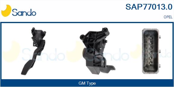 Kit pedale acceleratore SANDO SAP77013.0