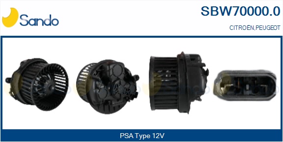 Ventilatore abitacolo SANDO SBW70000.0