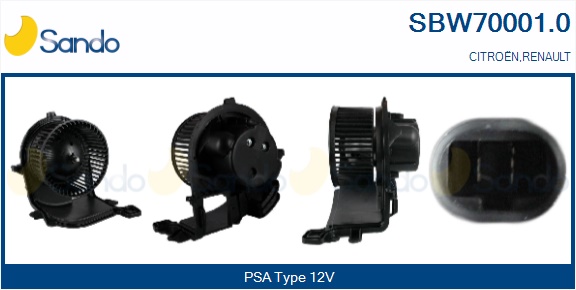 Ventilatore abitacolo SANDO SBW70001.0