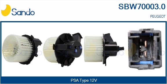 Ventilatore abitacolo SANDO SBW70003.0