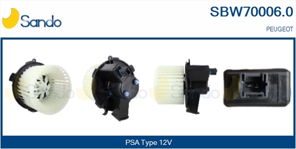 Ventilatore abitacolo SANDO SBW70006.0